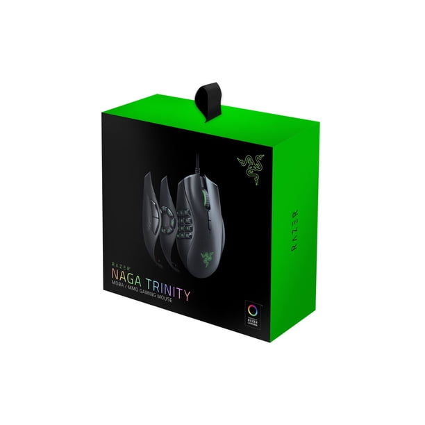 Razer - Naga Trinity Multi-Color Wired Mmo Gaming Mouse (PC
