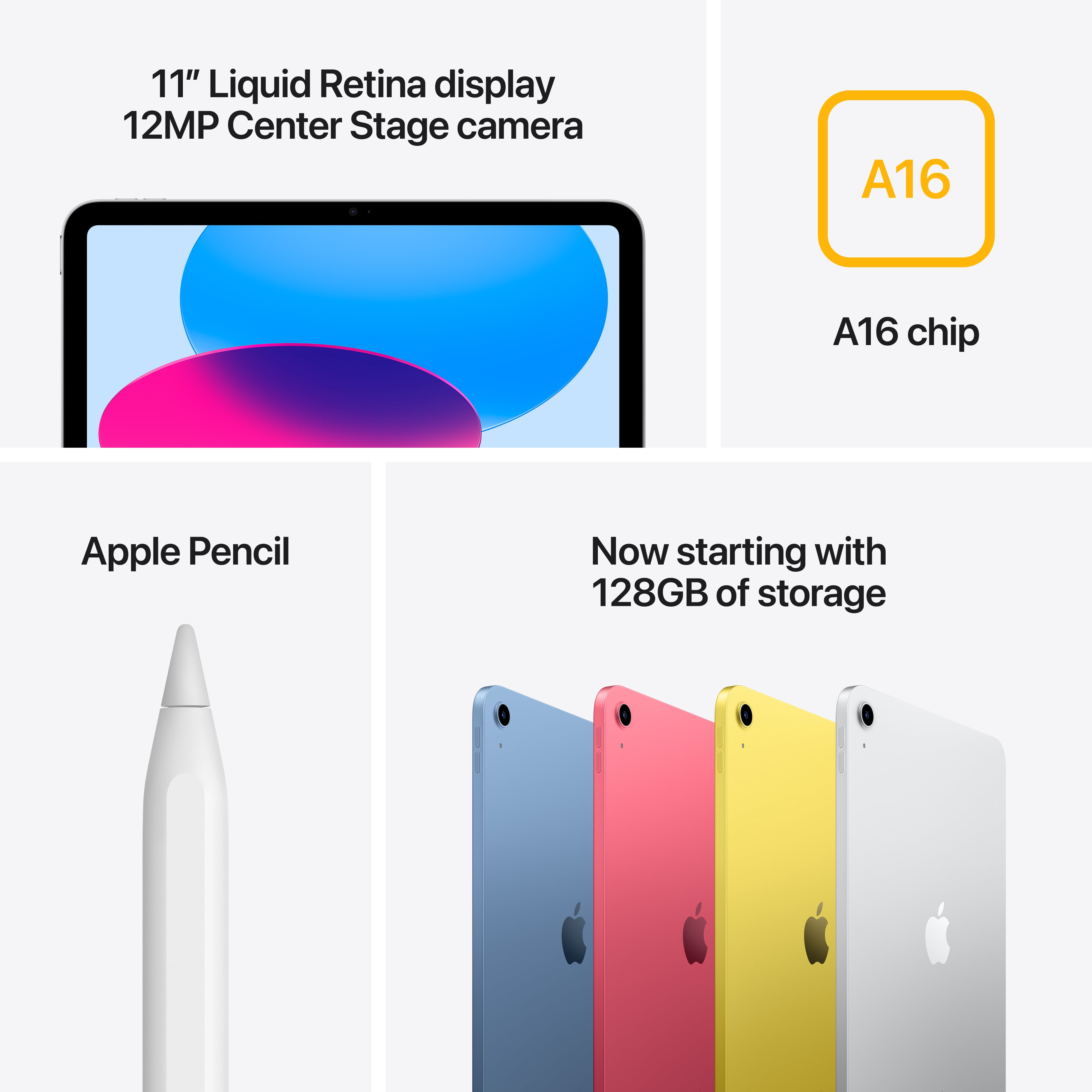 Apple 11-inch iPad A16 Wi-Fi 128GB - Silver - Walmart.ca