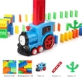 thumbnail image 1 of QualitChoice Domino Train Toys Set Children's Domino Blocks Set Educational Domino Toys, 1 of 6