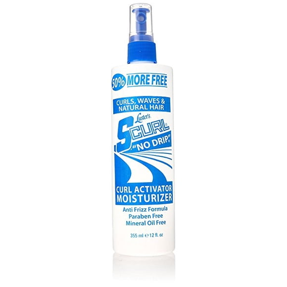 Lusters S Curl No Drip Activateur de Boucles Hydratant Formule Anti-Frisottis 32 fl oz