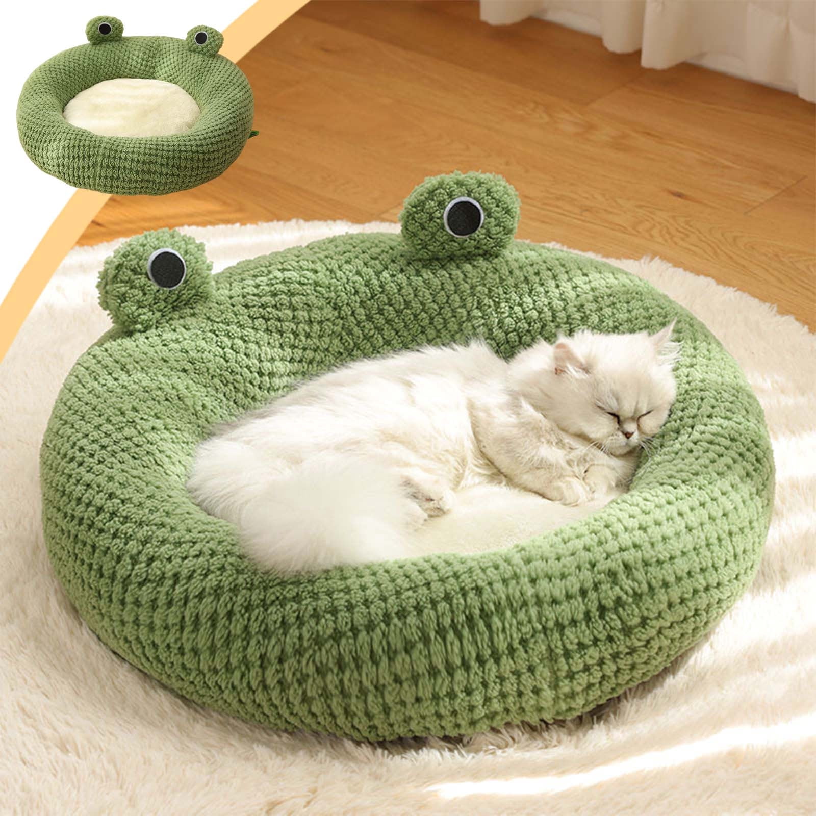 Dvkptbk Dog Bed Medium Size Dogs, Cat Beds for Indoor Cats, Pet Bed for Puppy and Kitty, Washable, Extra Soft, Anti-Slip Bottom
