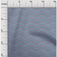 thumbnail image 1 of oneOone Silk Tabby Fabric Serpentine Stripe Printed Craft Fabric BTY 42 Inch Wide, 1 of 4
