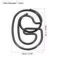 thumbnail image 2 of Unique Bargains G Shape Alphabet Clips, Black, 100 Count, 2 of 6