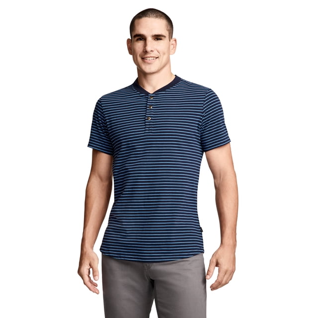 Jockey Extérieur Henley à Manches Courtes pour Hommes en Coton 100 %