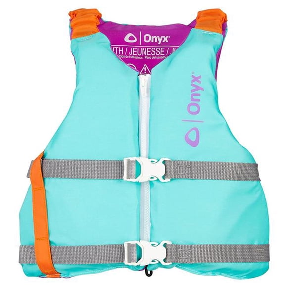 Onyx Outdoor Youth Universal Paddle Vest, Aqua