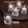 thumbnail image 2 of Hosley's Ensemble de 144 Bougies Votives Blanches Non Parfumées, 2 of 2