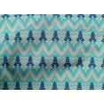 thumbnail image 4 of oneOone Cotton Poplin Fabric Chevron & Swirl Ikat Decor Fabric Printed BTY 56 Inch Wide, 4 of 4