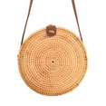 thumbnail image 5 of Sac en Rotin pour Femme - Sac à Main en Osier Fait à la Main, Sac Fourre-Tout, Sac Bohème Rond Bali, 5 of 5