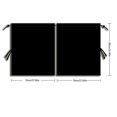 thumbnail image 1 of pitrice Rideau d'Isolation pour Voiture Intérieur avant Arrière Pare-Soleil Léger Noir Rideau Protection Universelle Accessoires d'Air Noir/2 Couches, 1 of 9