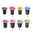 thumbnail image 2 of 1 Pair Handlebar Caps Component Sturdy Aluminum Alloy Plug Replacement Accessory Cycling Fitting Handle Plug Parts Bike Part Replacement for Replace Pink, 2 of 7