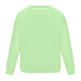 thumbnail image 5 of Birdeem Mode Femmes Décontracté Uni Manches Longues Chandail Chandail en Molleton Blouse Tops, 5 of 5