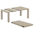 thumbnail image 5 of Loft Outdoor Dining Set with 6 Arm Chairs and 55 inch Extension Table Taupe, 5 of 5