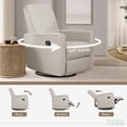 thumbnail image 3 of Evolur Raleigh Basic Glider |Recliner| Rocker, 3 of 8