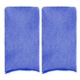 thumbnail image 1 of 2 Pcs/ensemble Bonnet de Perruque Élastique en Nylon Filet de Perruque Bonnet de Perruque Filet pour Cheveux Unisexe Snood Cosplay Fête Accessoires de Coiffure, Ouverture Unique, Bleu, 1 of 8