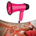thumbnail image 4 of Bullhorn Megaph Adjustable Voice Bullhorn Speaker Professional Outdoor Voice Rose Red, 4 of 8