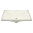 thumbnail image 3 of American Imaginations 18.25-in. W Rectangle Bathroom Undermount Sink Set In Biscuit - Chrome Hardware AI-26736, 3 of 9