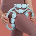 thumbnail image 4 of Nine-Wheel Leg Muscle Roller | Deep Tissue Massage Tool | Portable Muscle Recovery Device | Pre and Post Workout Relaxation Aid | Durable Construction | Athletes Fitness, 4 of 5