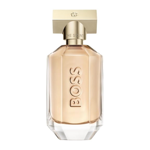 Hugo Boss The Scent Eau de Parfum – Parfum pour Femme Ambré avec Pêche Mielée, Freesia, Osmanthus et Cacao Rôti – Fragrance de Luxe Longue Tenue