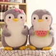 thumbnail image 4 of Cute Penguin Hugging Fruit Plush Stuffed Doll Kids Toy Home Decor Valentine Gift, 4 of 10