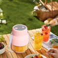 thumbnail image 5 of Oleegame 1PC Portable Multifunction Electric Juicer Bucket With USB Charging Large Capacity Juice Cup For Home Use Red, 5 of 5
