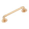 thumbnail image 3 of Door Handle, Round Base Easy Installation Sturdy Antique Drawer Handle  With 4 Screws For Cabinet Retro Silver,Gold, 3 of 8