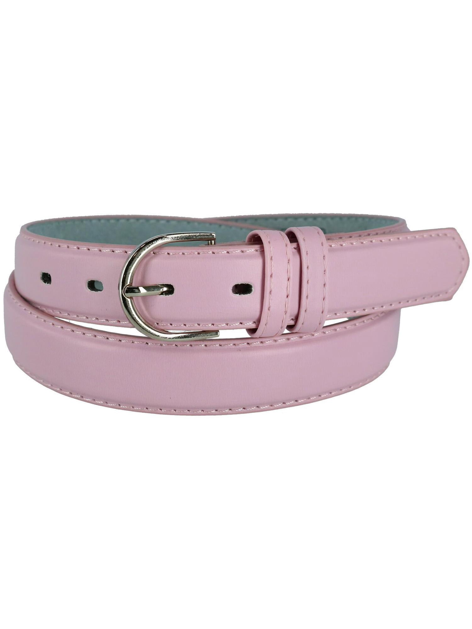CTM®  Leather 1 1/8 Inch Dress Belt (Women's)