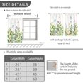 thumbnail image 3 of Floral Butterfly Kitchen Curtains Farmhouse Spring Colorful Flower Small Short Cafe Windows Curtains Watercolor Tier Curtains for Bathroom Window Living Room Rod Pocket Treatment Drapes (26x36 Inch), 3 of 5