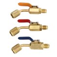 thumbnail image 4 of Valve à Bille de Réfrigérant, Connexion Facile Haute Valve à Bille de Climatisation 6 Pcs Faible Perméabilité pour Tuyaux de Charge de Réfrigération R410A R134A, 4 of 8