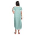 thumbnail image 3 of Moomaya Printed Nightdress For Ladies Cotton Ruffled Border Nursing Night Gown, 3 of 5