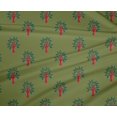 thumbnail image 4 of oneOone Polyester Lycra Fabric Floral & Flying Swan Block Decor Fabric Printed BTY 56 Inch Wide, 4 of 4