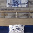 thumbnail image 3 of Vintage Series Metal Queen Metal Headboard - Vintage Cream, 3 of 4