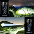 thumbnail image 3 of Rechargeable Led Flashlights, 90000 High Lumens Super Bright Flashlight, Tactical Xhp90 Flashlight With 5 Modes, Zoomable, Military Grade Waterproof F, 3 of 5