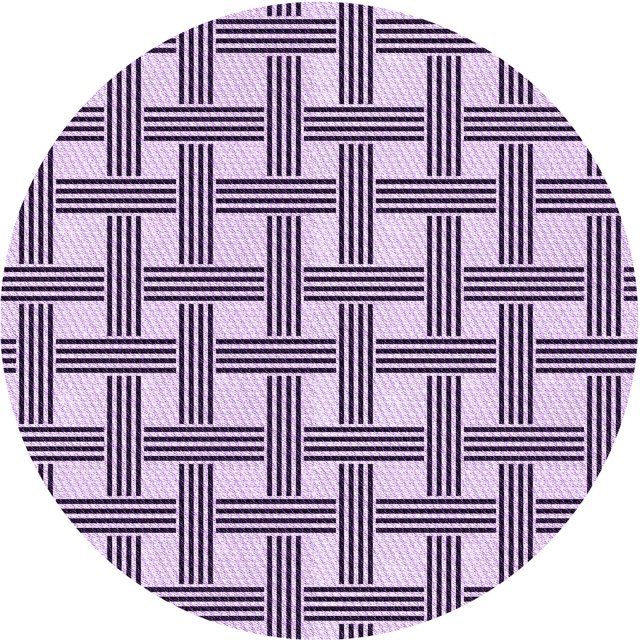 Ahgly Company Tapis de Zone Carré Lavable en Machine Intérieur Transitionnel Violet Jam Violet, 3 Pieds Carré