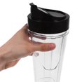 thumbnail image 3 of WHAMVOX 1 Set Blender Cup Replacement Plastic Cups with Lids Dishwasher Safe for Home Use and Kitchen, 3 of 8