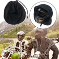 thumbnail image 3 of Big sale! Helmet Protect Bag Plush Soft Drawstring Pocket For Motor Scooter-D2P3 P2H9, 3 of 8