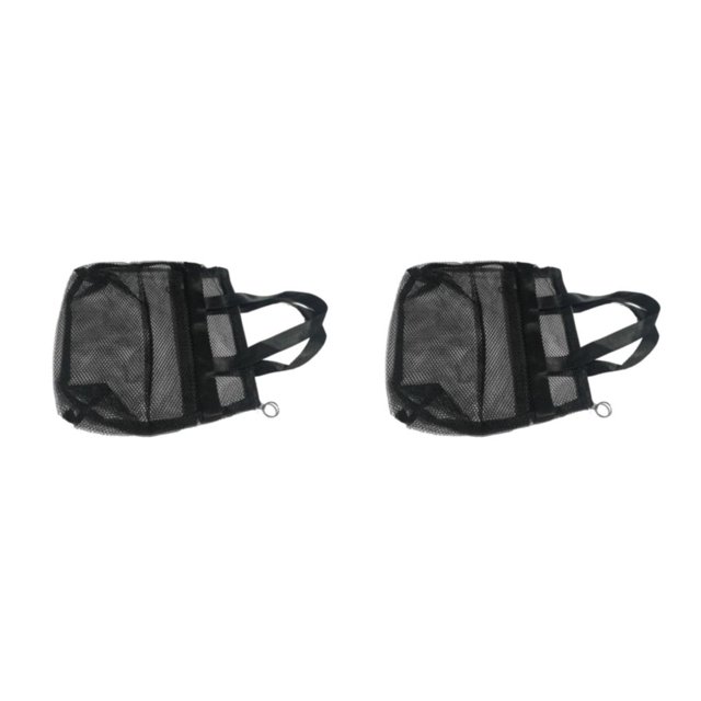 Thinsony Durable Large Cosmetic Mesh Shower Bag For Organized Travel Convenient Hanging Shower Organiser 2Set
