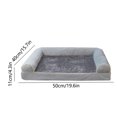 thumbnail image 3 of LSLJS Dog Bed Mat Dog Crate Pad Pet Kennel Beds Dog Sleeping Mattress Foam Available In All Seasons Pet Kennel Breathable Pet Bed Summer Cool Winter Protection Warm Pet Cushion, 3 of 6