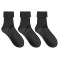 thumbnail image 1 of Chaussettes à revers Secret® 3pk, 1 of 2