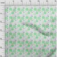 thumbnail image 3 of oneOone Polyester Spandex Green Fabric Floral Sewing Craft Projects Fabric Prints By Yard 56 Inch Wide, 3 of 4