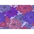 thumbnail image 1 of Ahgly Company Machine Washable Indoor Rectangle Transitional Dark Orchid Purple Area Rugs, 5' x 8', 1 of 7