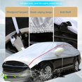 thumbnail image 3 of Universal Half Car Cover Waterproof Outdoor Cover Oxford Sun Rain Uv Protection Dustproof Snowproof Car Body Cover for SUV Sedan, 3 of 5