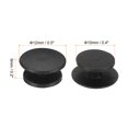 thumbnail image 2 of Unique Bargains Plastic Button Charm, 12 x 10mm Dia Button Accessories, Black 100 Pack, 2 of 4