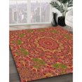thumbnail image 3 of Ahgly Tapis Rectangulaire Orange Lavable en Machine, 2 Pieds x 5 Pieds, 3 of 7