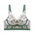 thumbnail image 1 of XZNGL Women Ethnic Style Comfortable Without Steel Rings Characteristic Pattern Magnetic Small Chest Collection Underwear Desire Sexy Bra, 1 of 3