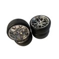 thumbnail image 1 of Ensemble de Roues et Pneus pour Tamiya TT01 Roues rc TT02 HSP Crawler Véhicules Camions Blanc, 1 of 7