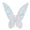 Blanc, variante sur Gupgi Costume de Cosplay de Fée Papillon d'Halloween pour Fille, Ailes d'Ange Scintillantes et Transparentes