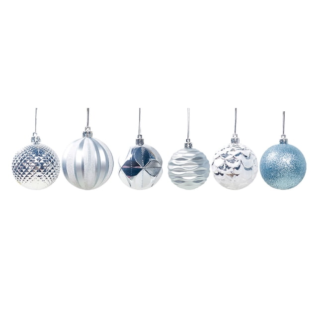 CEHVOM 12PCS Christmas Tree 6cm Ball Bauble Hanging Home Party Ornament Decor