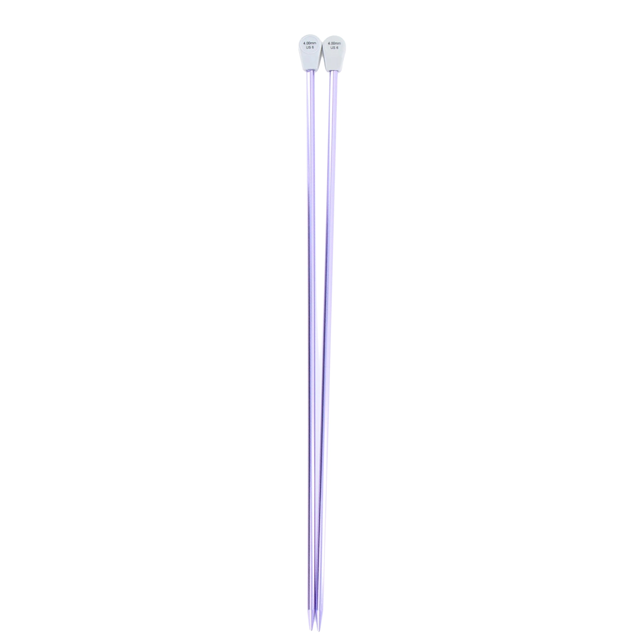 LOVE KNITTING Aiguilles à tricoter droites en aluminium, 30 cm (12 po), 3 mm (US 2)