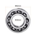 thumbnail image 2 of Uxcell Deep Groove Ball Bearings C3 Open Type Chrome Steel 30x62x16mm, 2 of 4