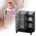 thumbnail image 4 of S SERENABLE Fitness Equipment Organizer Yoga Mat Storage Rack Practical Home Gym Storage Rack for Yoga Strap Kettlebells Resistance Bands Black, 4 of 7